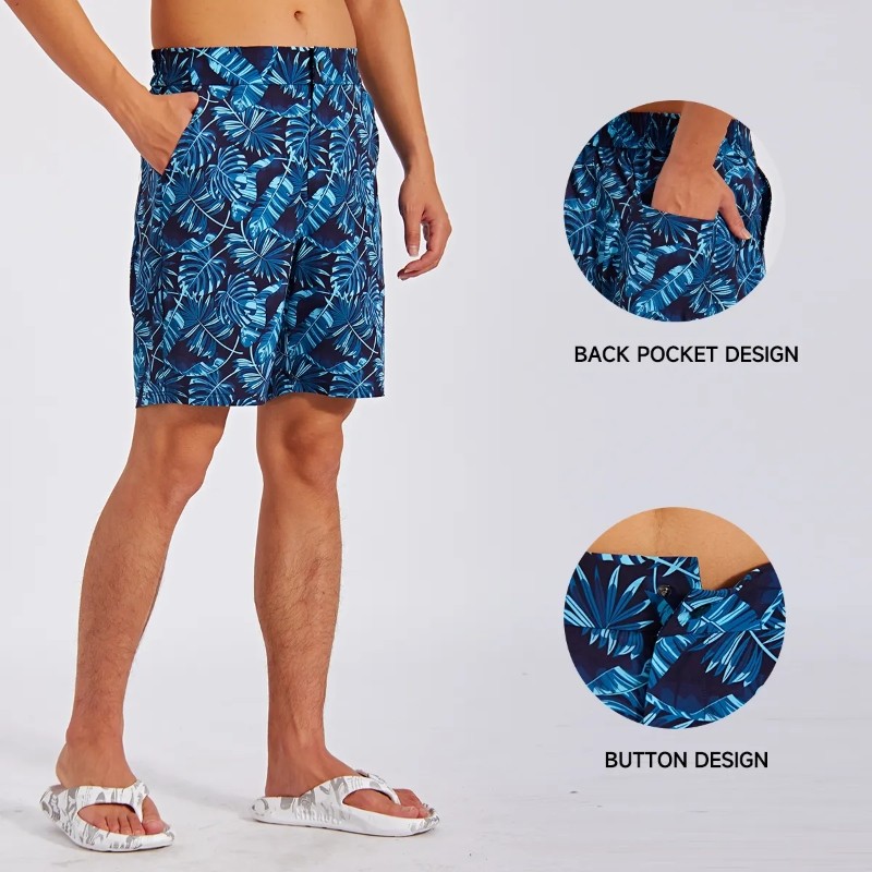 product-Printed Beach Wear Mens Swim Wear Custom Beach Shorts-Ruiteng-img