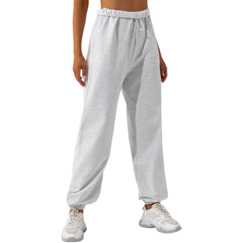 product-Women Drawstring Elastic High Waist Yoga Gym Running Joggers-Ruiteng-img
