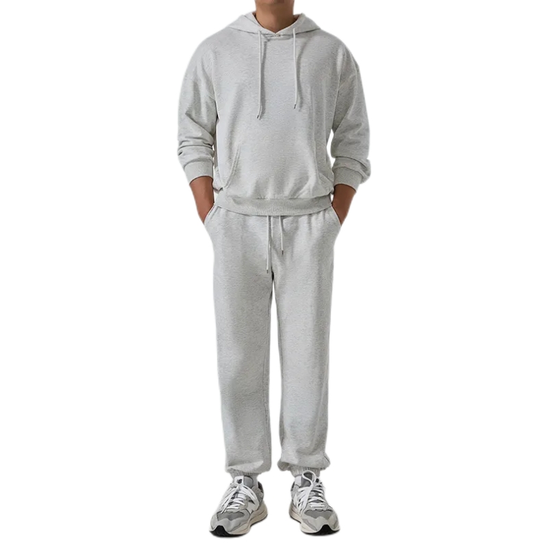 product-Ruiteng-Wholesale Sports Wear Custom Men Hoodie Jogger Training Gym Fitness Set-img