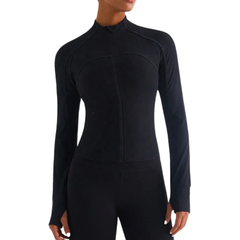 product-Ruiteng-Women Sports Yoga Jacket Zip up Quick Dry Athletic Fitness Gyms Coat-img