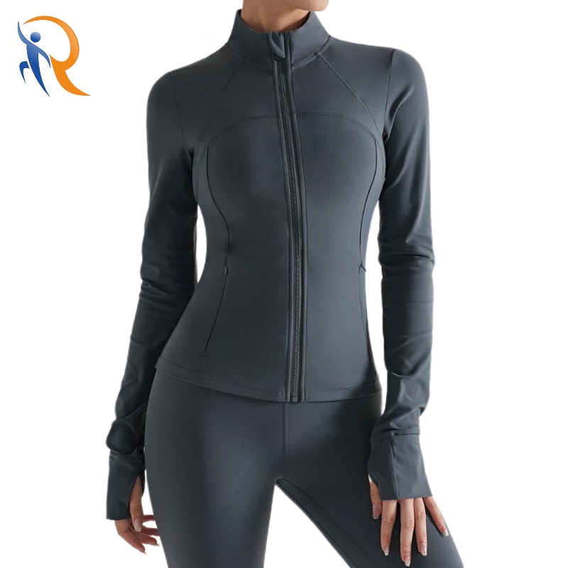 Women's Quick-Drying Breathable Spandex Jacket Fitness Tight Sportswear