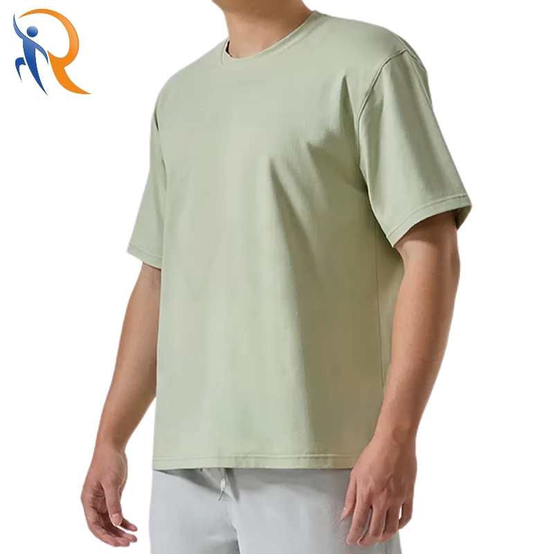 Wholesale Men's Cotton Sportswear Workout Short Sleeve T-Shirt