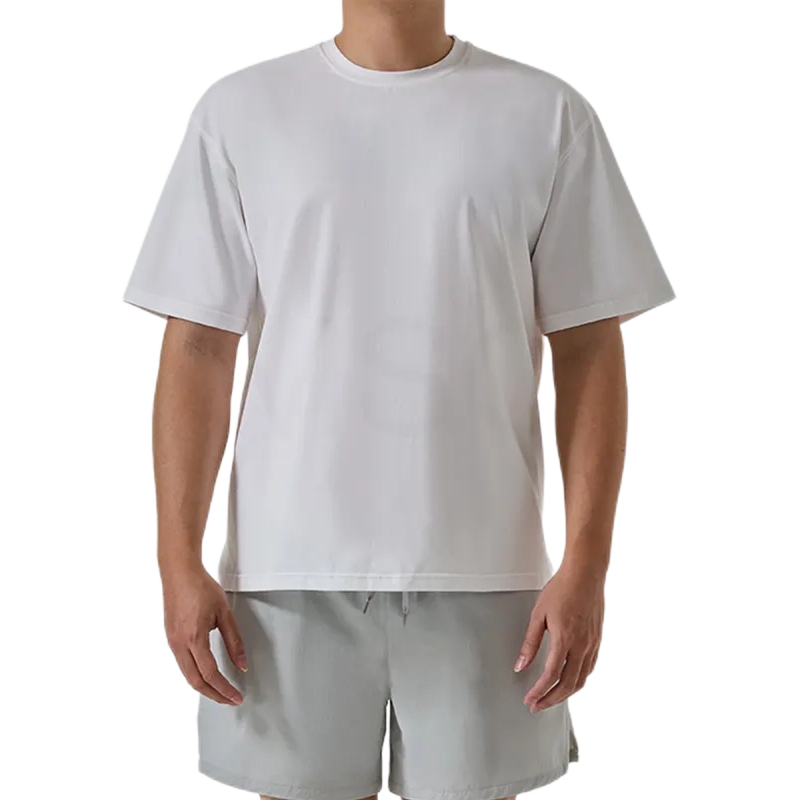 product-Wholesale Mens Cotton Sportswear Workout Short Sleeve T-Shirt-Ruiteng-img