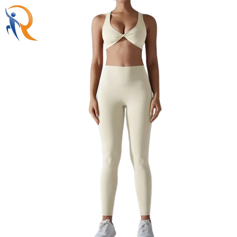 High Soft Fabrics Stretchy Comfortable Leggings Gym Fitness Set 2 Piece Yoga Suit