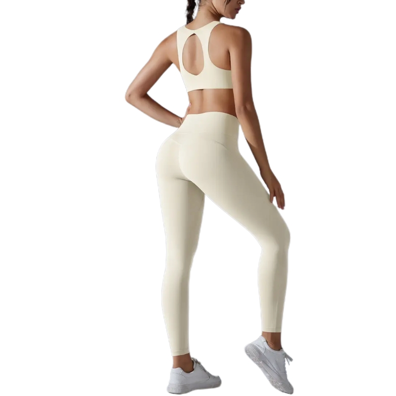 product-Ruiteng-High Soft Fabrics Stretchy Comfortable Leggings Gym Fitness Set 2 Piece Yoga Suit-im