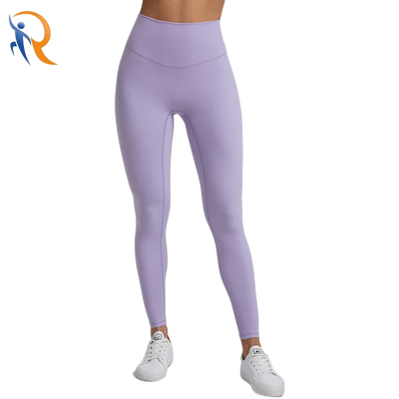 Custom V Waist Nylon Buttery Soft Breathable Lift Tight GYM Yoga Leggings