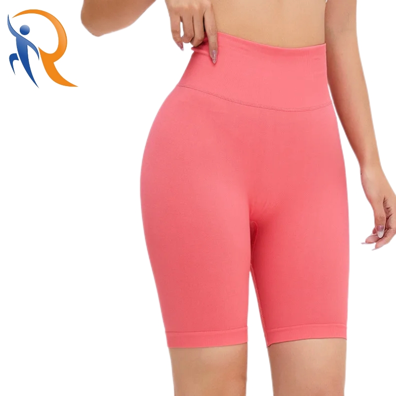Wholesale Custom Logo Women High Waist Booty Running Fitness Blank Gym Shorts