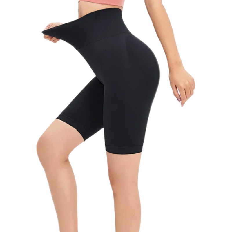 product-Ruiteng-Wholesale Custom Logo Women High Waist Booty Running Fitness Blank Gym Shorts-img