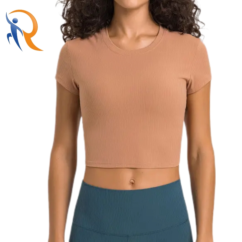 Women's Summer Fitness Yoga Crop Top Breathable and Quick Dry
