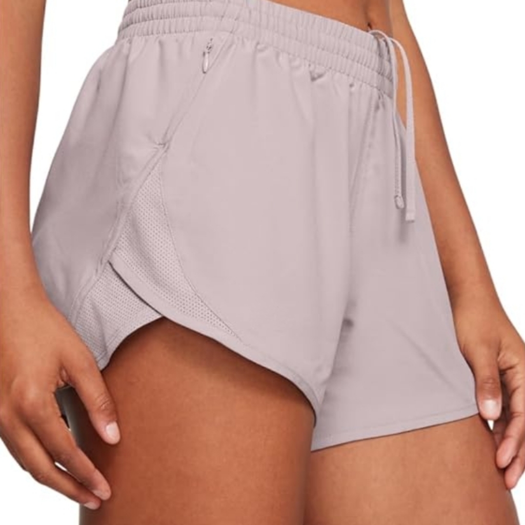 product-Women Inner Drawstring Side Zipper Pockets Running Sport Shorts-Ruiteng-img