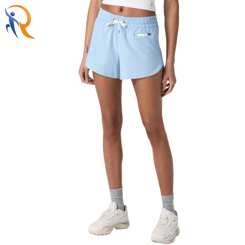 Woen's Elastic Waistband Stretch Mesh Liner Shorts