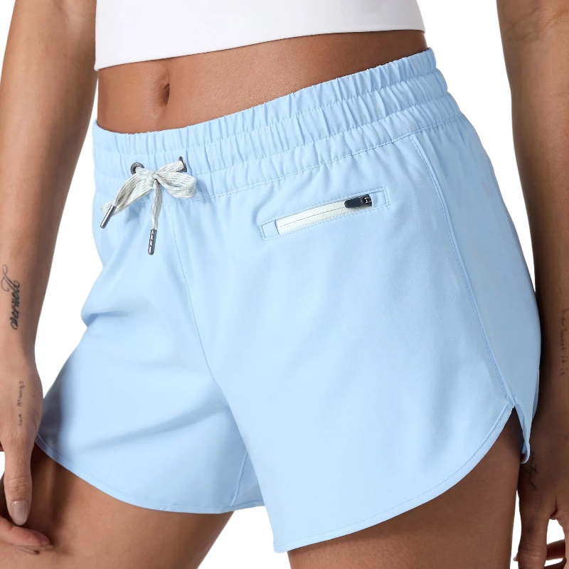 product-Ruiteng-Woens Elastic Waistband Stretch Mesh Liner Shorts-img