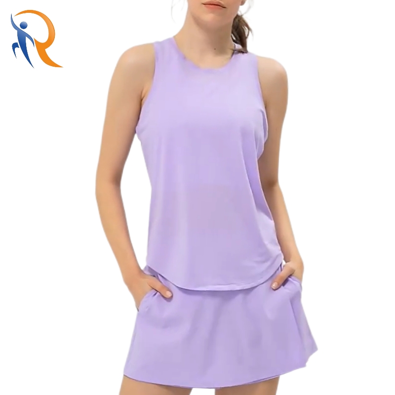 Women's Quick-Dry Breathable Tank Top Fitness Running Exercise Sports Tracksuit
