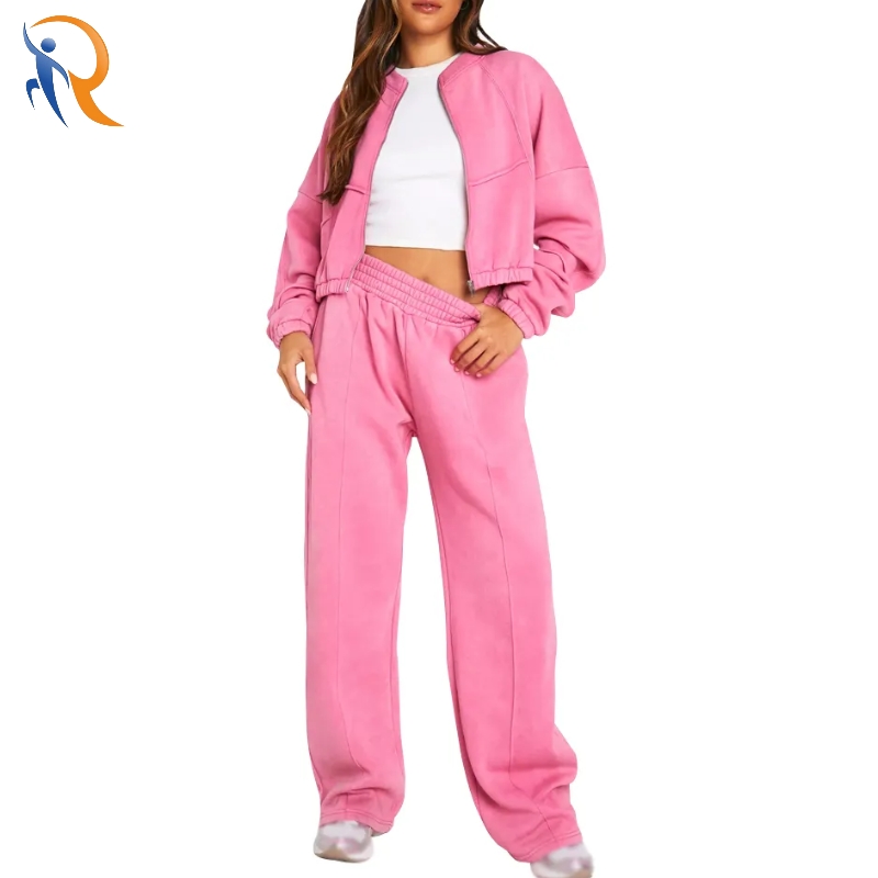 Wholesale Custom Fashion Casual Ladies 2 PieceTracksuit