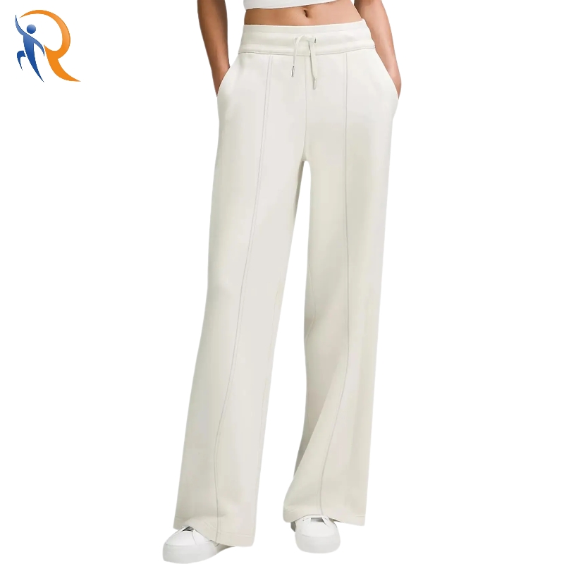 Factory Wholesale Wide Leg Baggy Pin Tuck Casual Athletic Lounge Pants