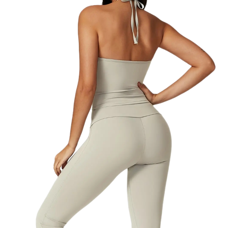 product-Factory Custom LOGO Wholesale Halter Neck Fitness Gym Yoga Tank Top-Ruiteng-img