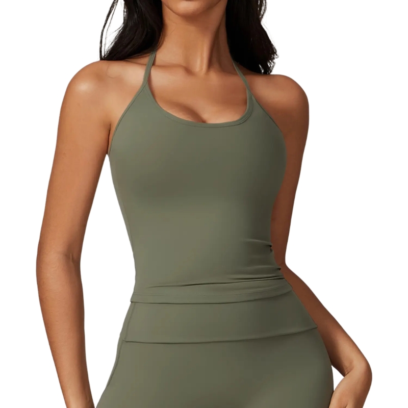 product-Ruiteng-Factory Custom LOGO Wholesale Halter Neck Fitness Gym Yoga Tank Top-img