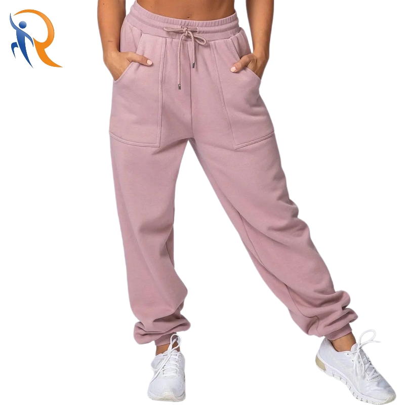 Wholesale French Terry Women High Quality Sportswear Gym Fitness Workout Joggers Pants