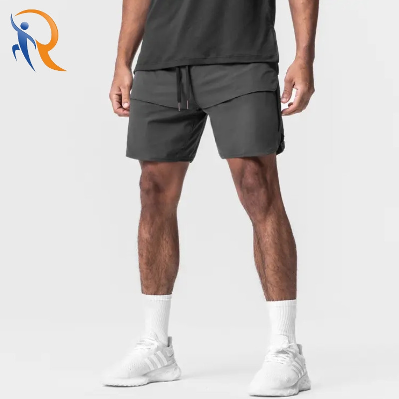 Mens Summer Quick Dry Polyester MidLength Athletic Shorts for Running and Fitness
