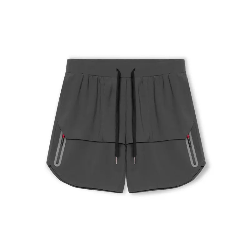 product-Ruiteng-Mens Summer Quick Dry Polyester MidLength Athletic Shorts for Running and Fitness-im