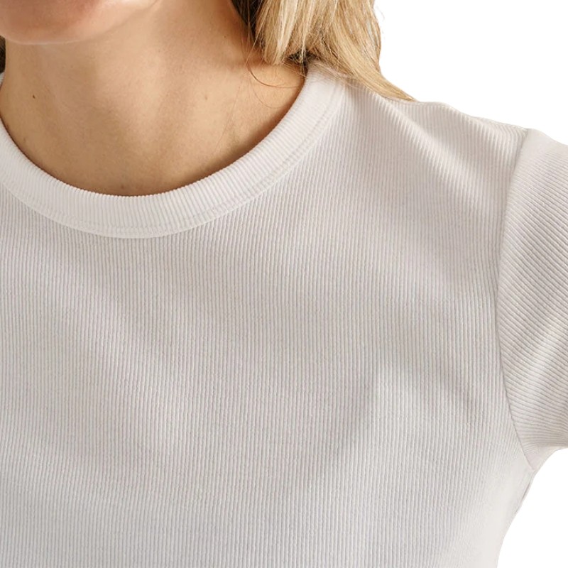 product-Custom Slim Fit Solid Color Casual Rib T-shirt-Ruiteng-img