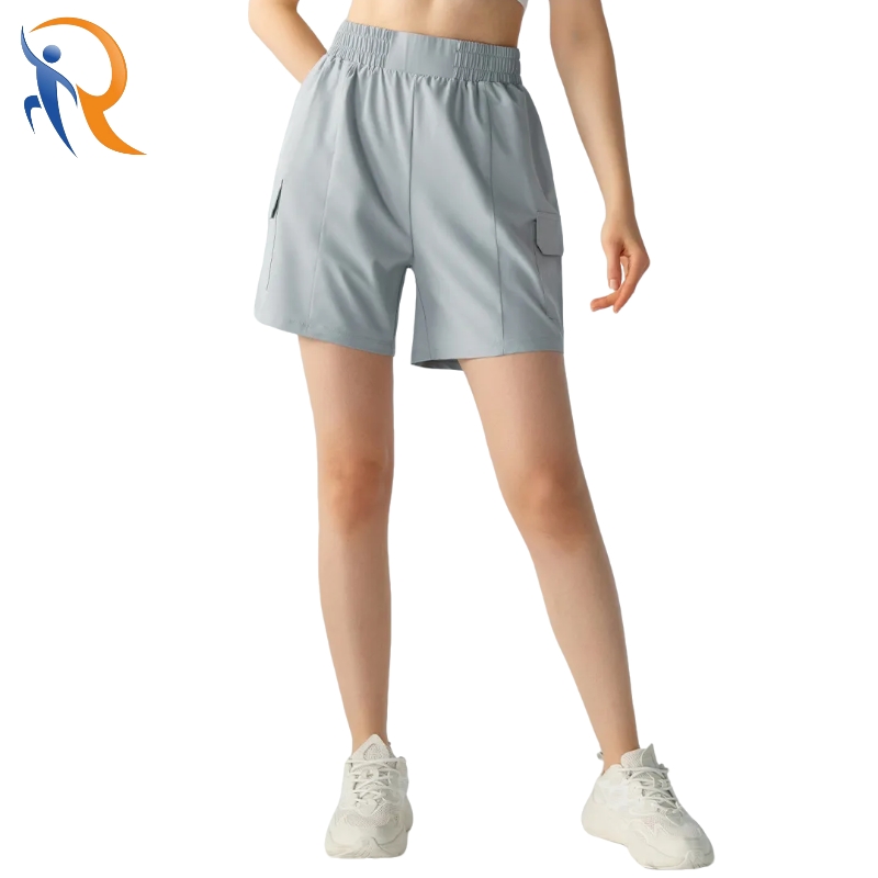 Outdoor Custom Logo Athletic Loose Casual Fitness Cargo Shorts for Women