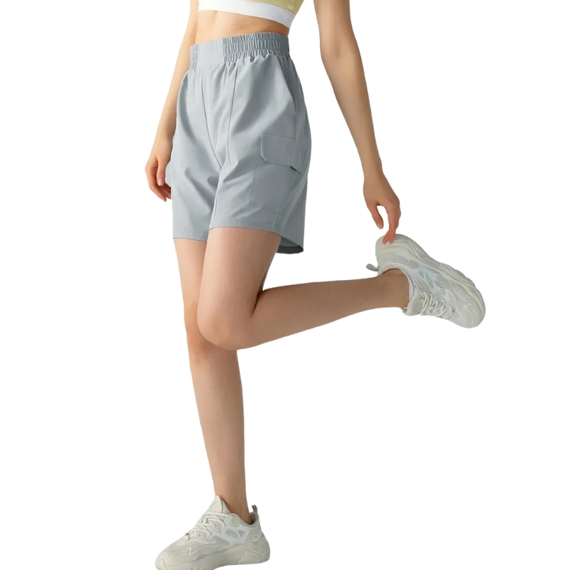 product-Outdoor Custom Logo Athletic Loose Casual Fitness Cargo Shorts for Women-Ruiteng-img