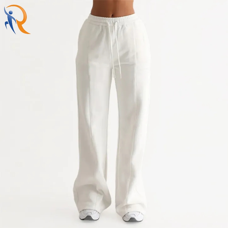 Custom Wholesale Women High Waisted Fleece Sweatpants