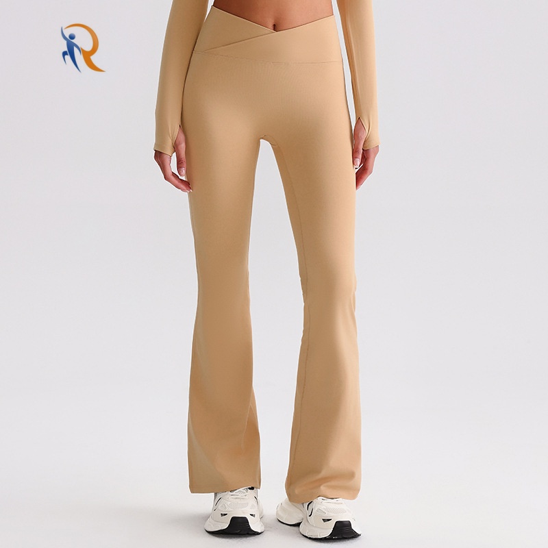 High waist yoga pants women elastic sports bell pants slimming buttocks fitness yoga clothes