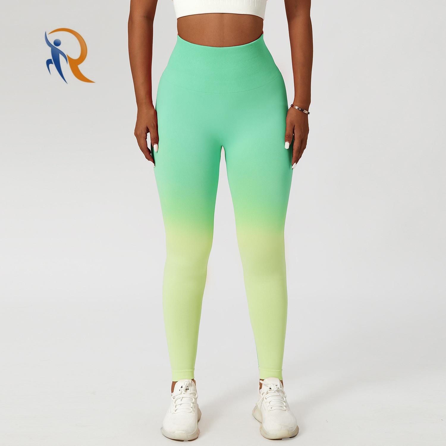 Thigh-raising exercise pants high waist tummy tucking running fitness pants yoga pants for women