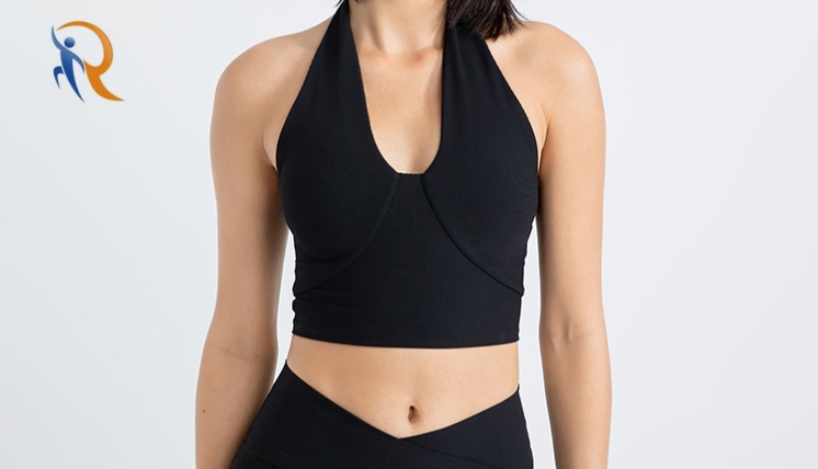 Women Cross Back Yoga Breathable Shockproof Sports Vest Fitness Sport Bra with Padded Gym Crop Top Running Active Sportswear