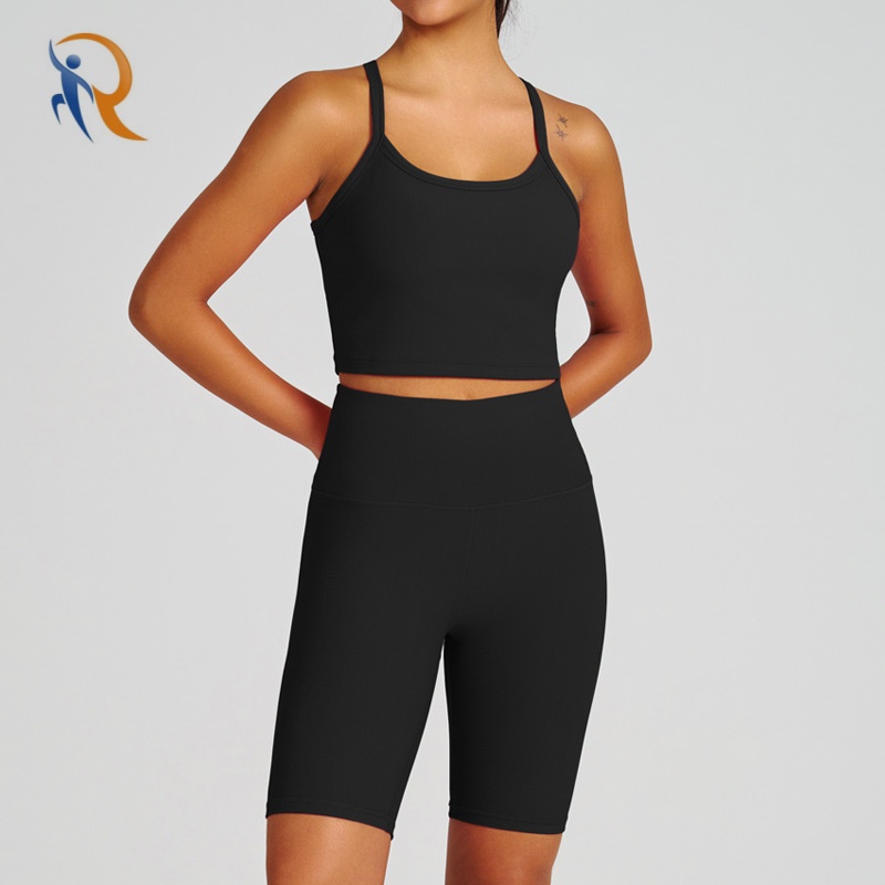 Workout Outfits for Women 2 Piece Sport Bra High Waist Yoga Leggings Sets