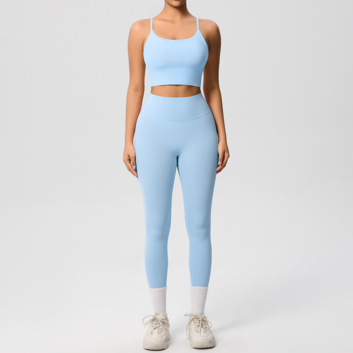 product-Ruiteng-Womens Workout Sets Sports Bras and High Waist Leggings Sets-img