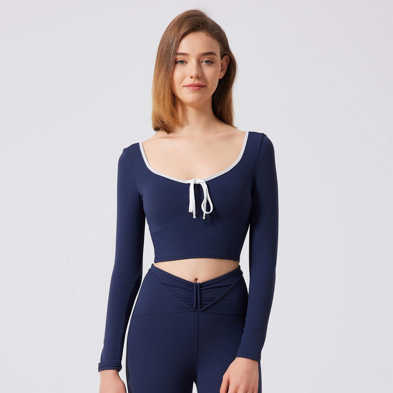 product-Womens Workout Shirts Long Sleeve-Ruiteng-img