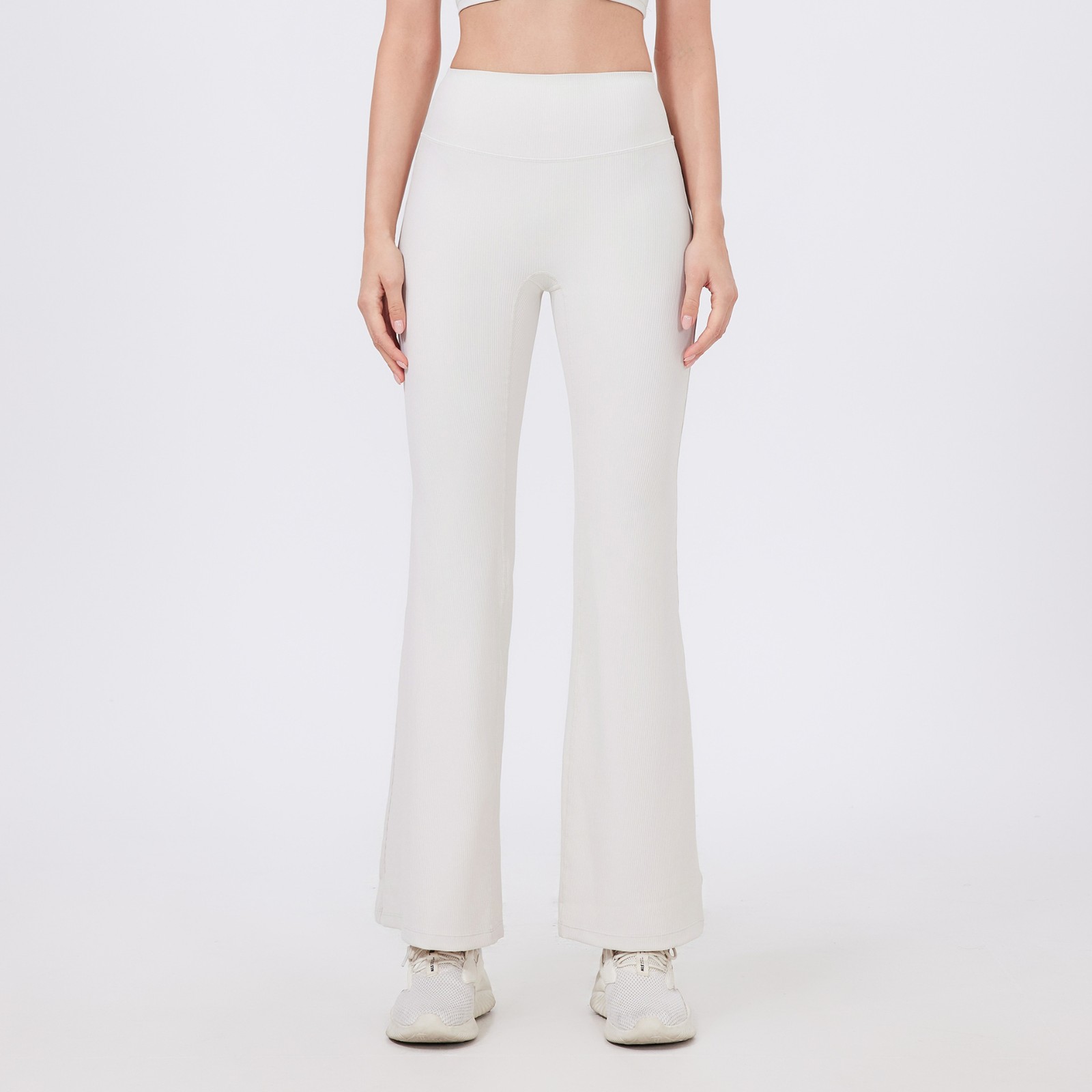 product-Ruiteng-High Waisted Flare Leggings for Women Tummy Control Butt Lifting Workout Yoga Wide L