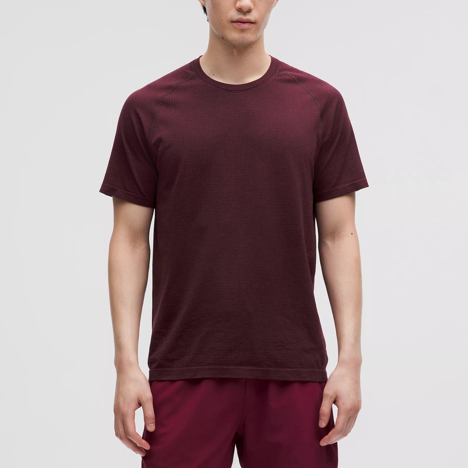 product-Ruiteng-Mens Quick Dry Short Sleeve T-Shirt Sun Protection Running Athletic Workout Active S