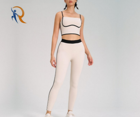 Womens Workout Sets 2 Piece Seamless Square Neck Sports Bra Padded Butt Lifting Leggings High Waist Yoga Gym Outfits