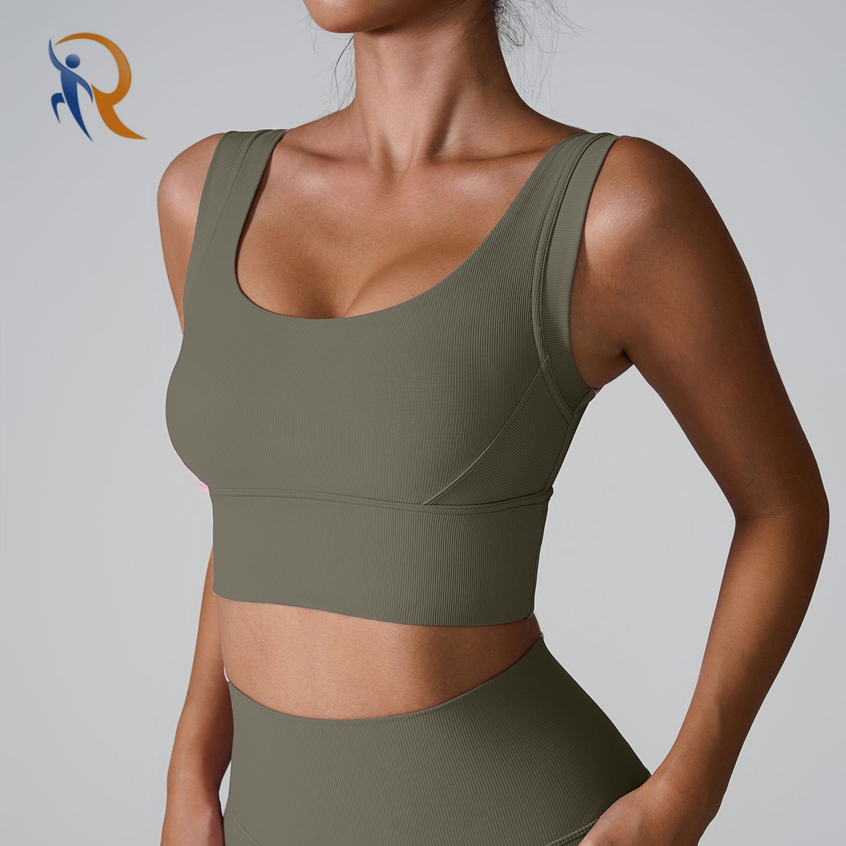 Sports Underwear Shockproof Running Gathered Vest Beauty Back Outer Wear  Yoga Vest Bra