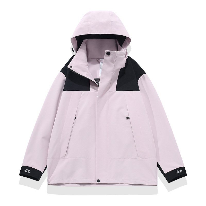 product-Ruiteng-Womens Waterproof Rain Jacket Lightweight Raincoat Hooded Hiking Jacket Softshell Wi