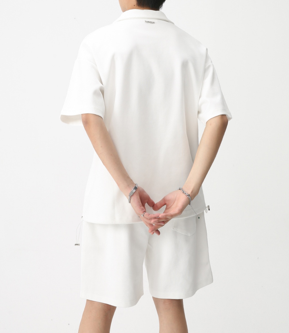 product-Mens Summer TrackSuits 2Piece ShortSleeve Sweatsuit Outfits Relex Fit-Ruiteng-img