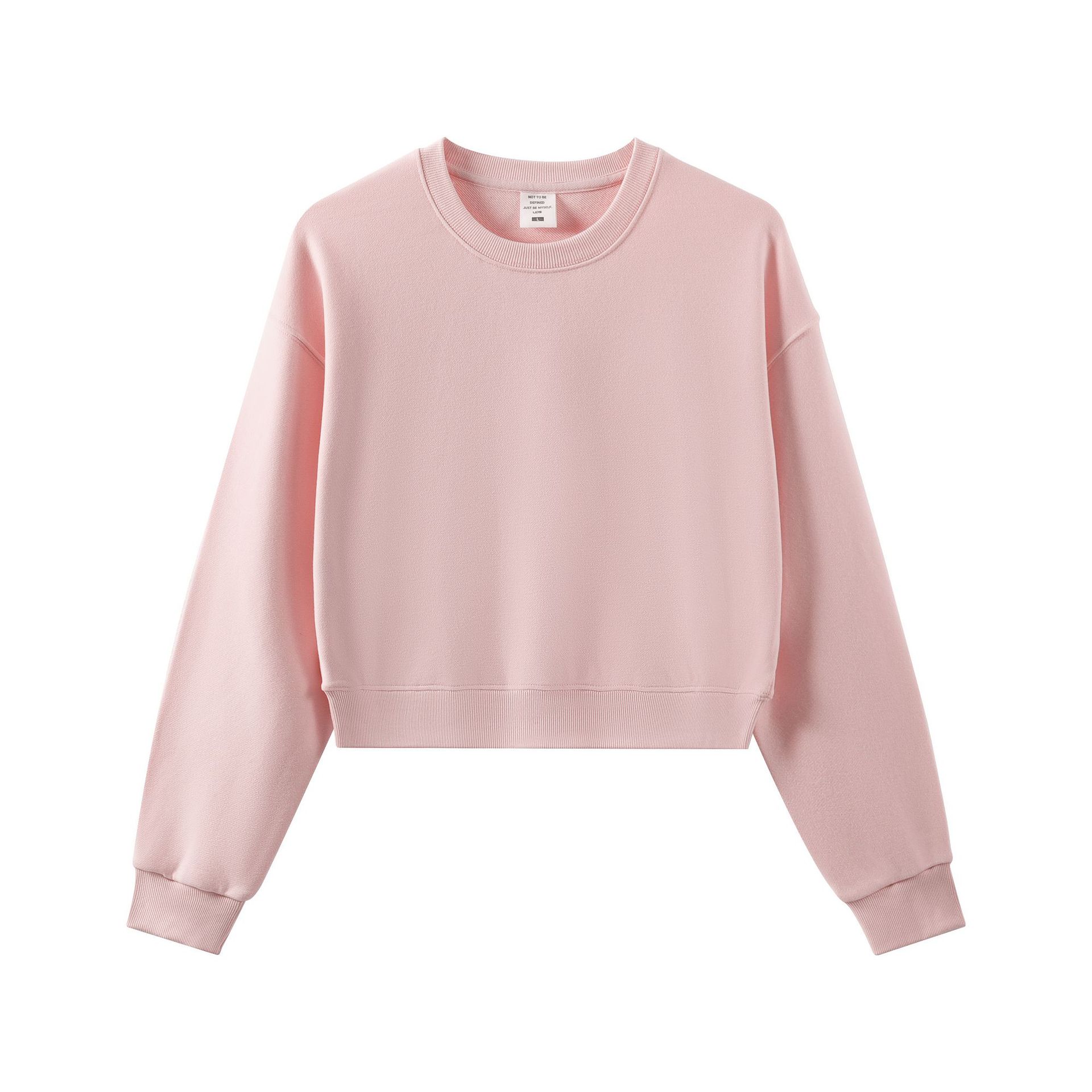product-Ruiteng-Wholesale Crew Neck Sweat Shirt Women Round Neck Casual Oversized-img