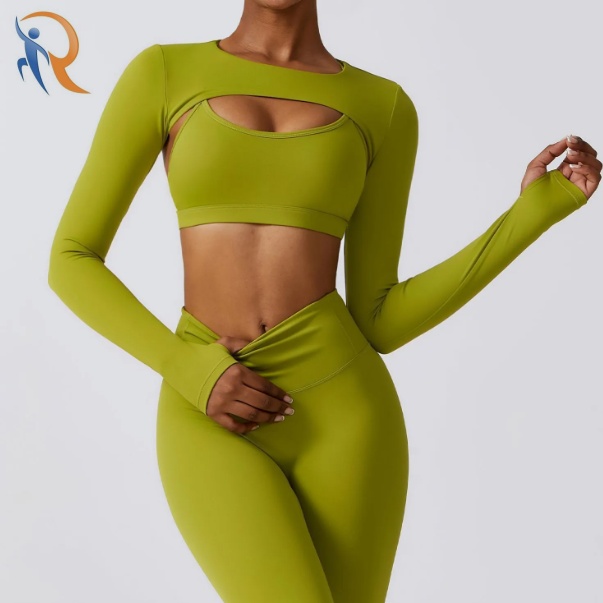 Three-piece long-sleeve Yoga Suit