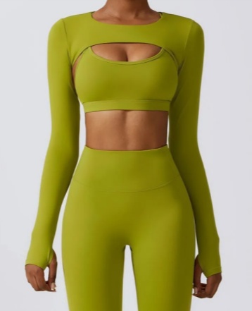 product-Ruiteng-Three-piece long-sleeve Yoga Suit-img