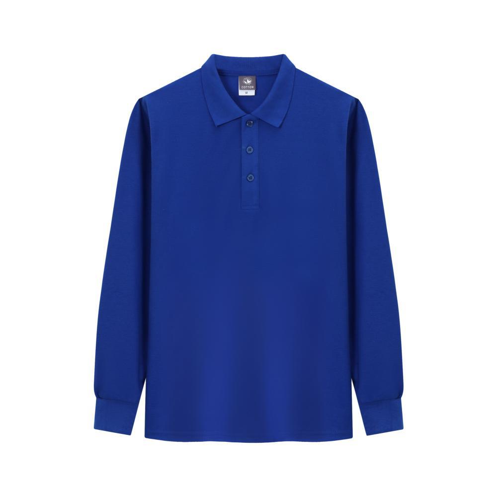product-Customized Mens Long Sleeve Cotton Supima Polo Shirt-Ruiteng-img