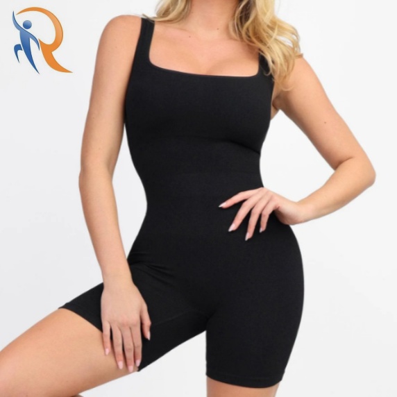 Shapewear Seamless Square Neck Smoothing Sport Romper