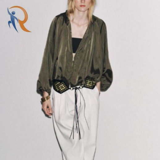 Puffed Bomber Jacket