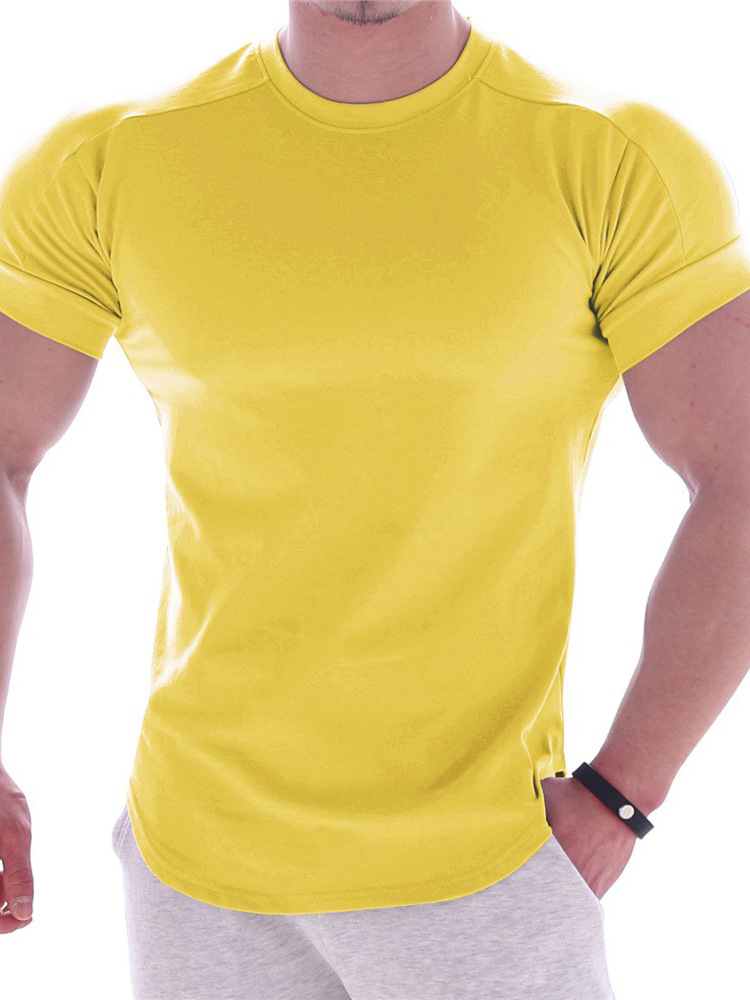 product-Short Sleeve Workout Gym T-Shirt Running Tops-Ruiteng-img