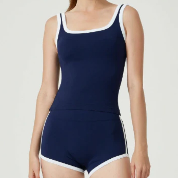 product-Seamless Set | Crop Top High Waist Shorts for Women-Ruiteng-img