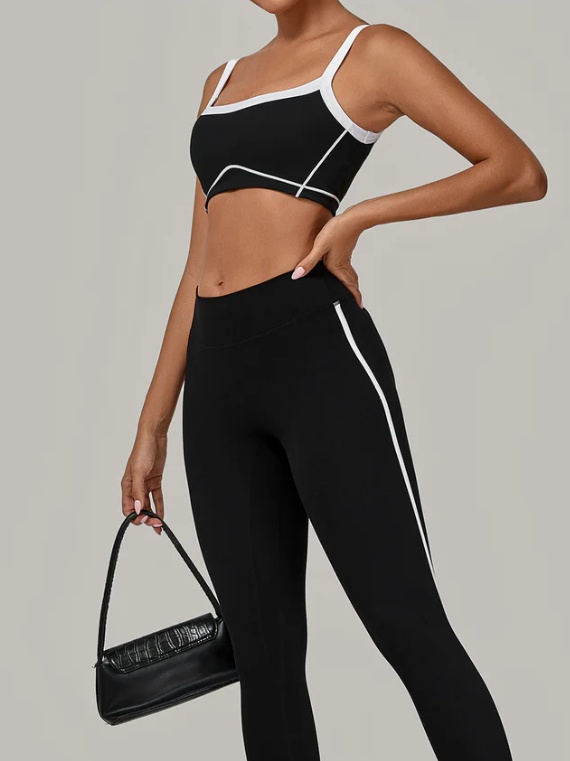 product-Ruiteng-Patchwork Yoga Set | Slim Fit Two Piece-img