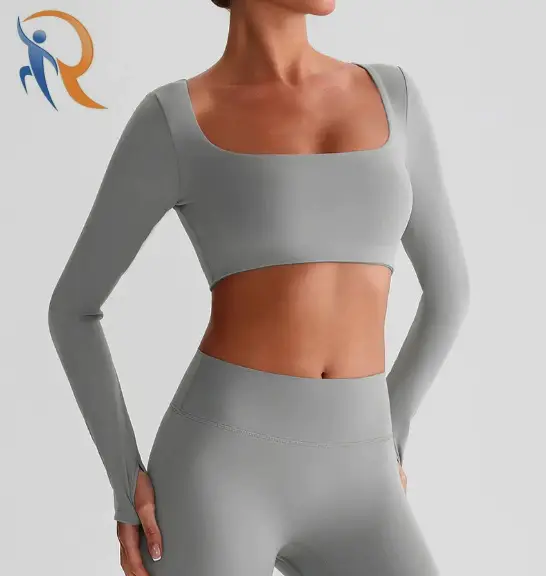 Crop Long Sleeve Shirt